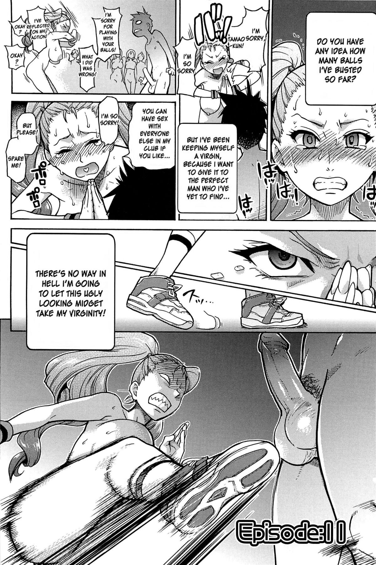 Hentai ballbusting manga фото 73