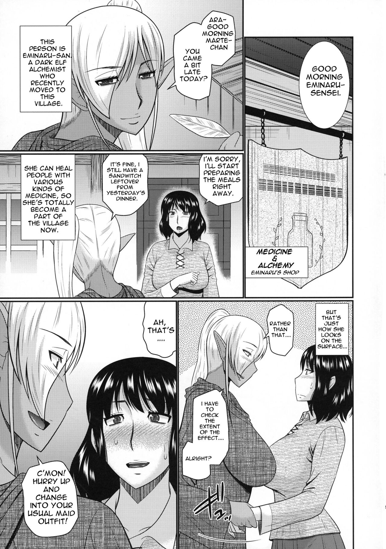 Read Hentai Manga Futanari Elf to Himitsu no Jikken - Hentai4free