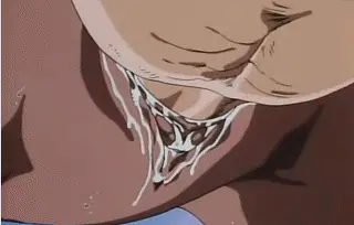 Gif – Amazing hentai pussy picture with a stunning dark-skinned teen