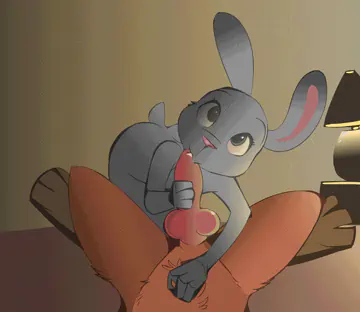 Gif – Judy cleaning up her mess